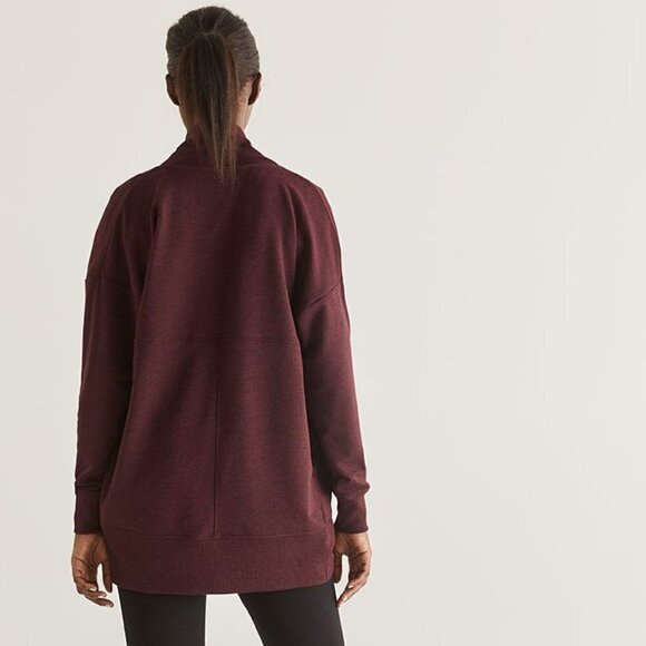 Hyba Open Cardigan with Ribbed Hem Size Small - Picture 2 of 10